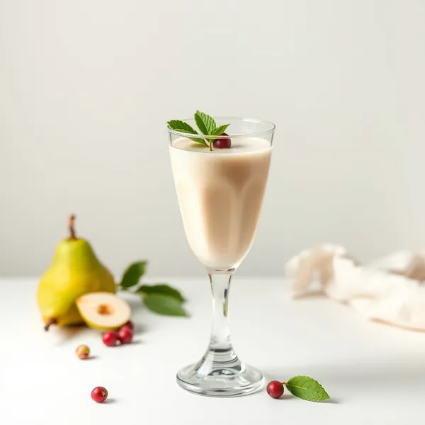 Batido Cremoso de Pera y Pistacho