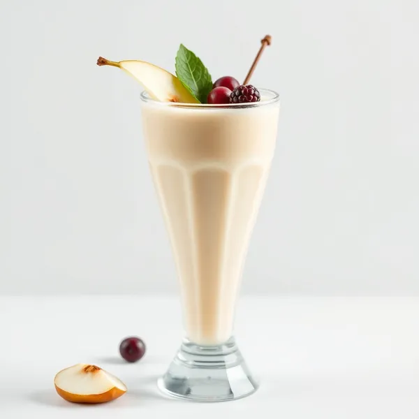 Cremiger Birnen-Sojamilch-Smoothie