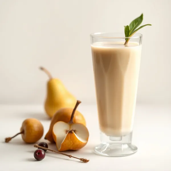 Creamy Pear Spelt Milk Smoothie