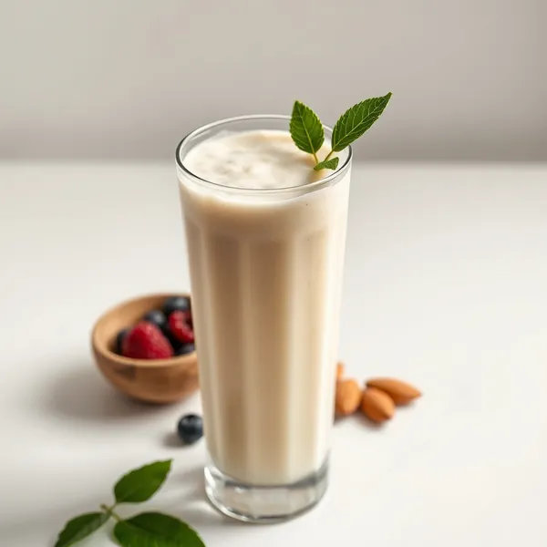 Batido Cremoso de Proteína en Polvo de Almendra y Leche de Coco