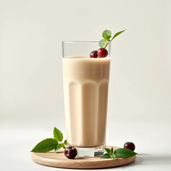 Cremiger Proteinpulver Hanfmilch-Smoothie