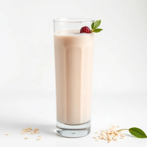 Cremiger Proteinshake mit Hafermilch