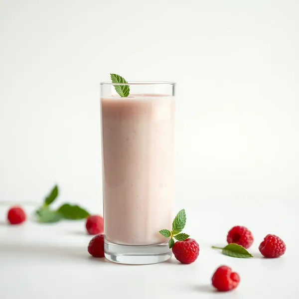 Smoothie Crémeux aux Framboises et Lait d'Épeautre