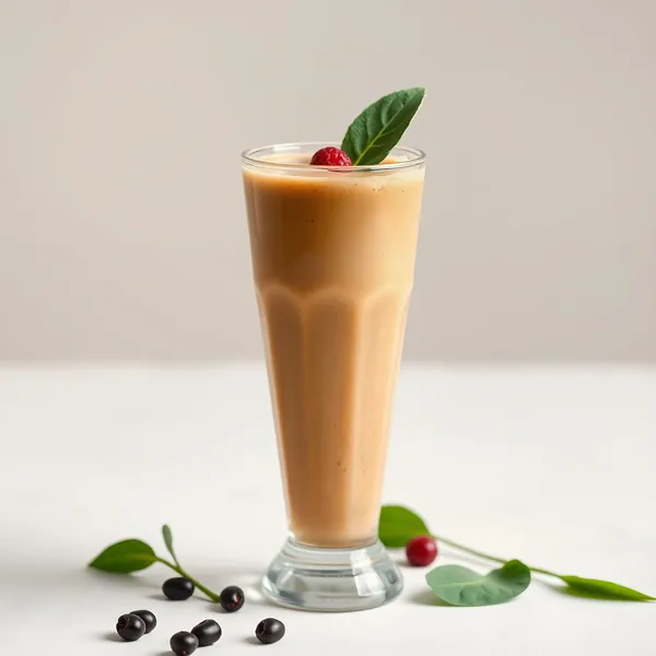 Smoothie Cremoso di Spinaci e Caffè Freddo