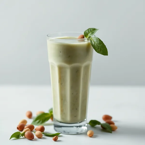 Batido Cremoso de Espinacas y Pistachos