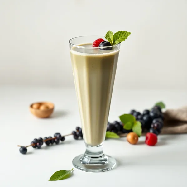 Batido Cremoso de Leite de Avelã e Spirulina