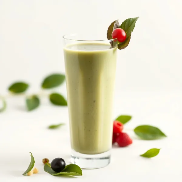 Smoothie Crémeux au Lait de Pois et Spiruline