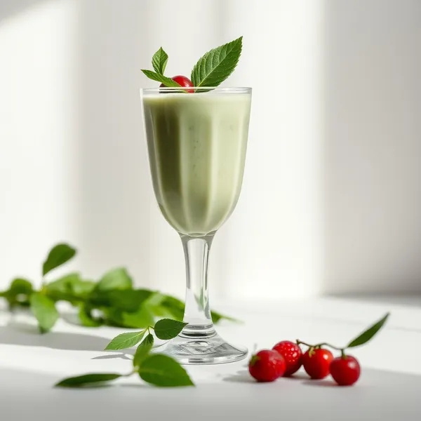 Creamy Spirulina Rice Milk Smoothie