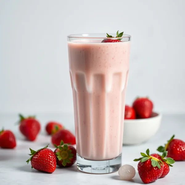 Smoothie Crémeux de Kefir et Fraise