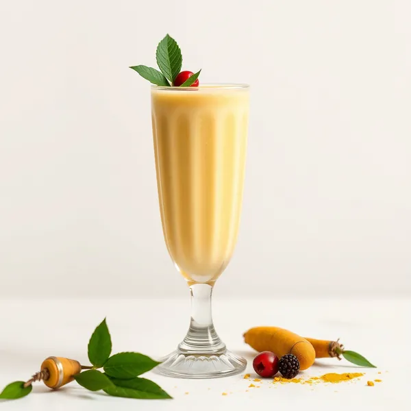 Creamy Turmeric Spelt Milk Smoothie