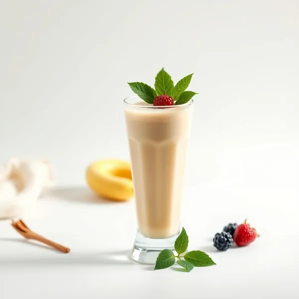 Frullato Cremoso di Proteine alla Vaniglia e Zenzero