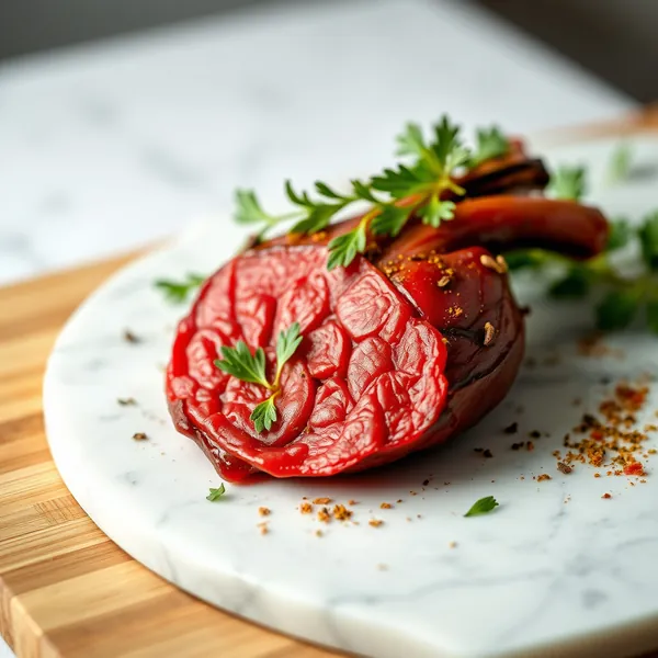 Cured Bison Heart