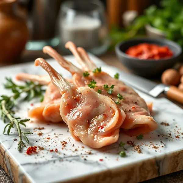 Kaninchen-Sweetbreads