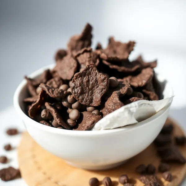 Linsen-Chips mit Dunkler Schokolade
