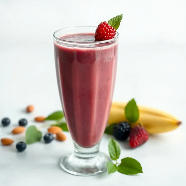 Detoxing Acai Almond Milk Smoothie