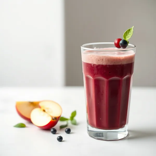 Smoothie Détox d'Açaï et Jus de Pomme