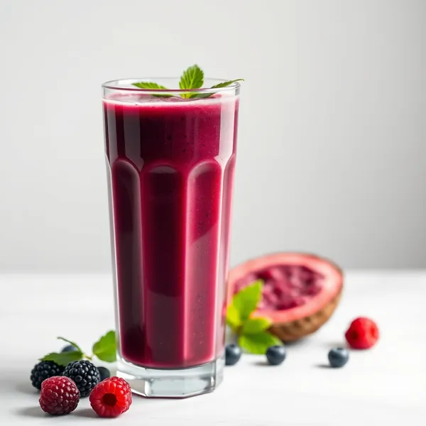 Smoothie Détox à l'Açaï et à l'Eau de Coco