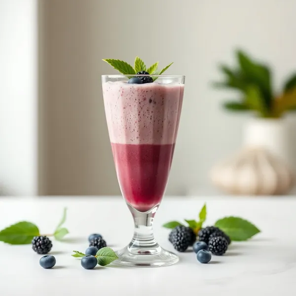 Smoothie Détox à l'Açaï et au Yaourt Grec