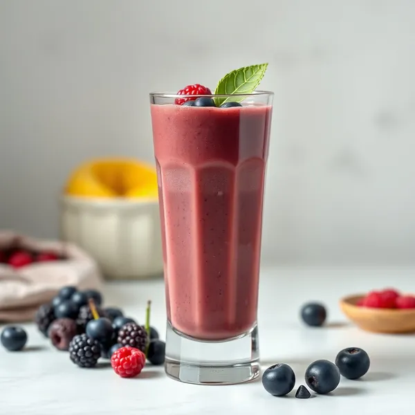 Smoothie Détox à l'Açaï et au Lait de Noisette