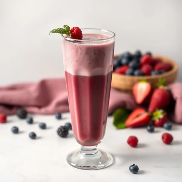 Detox-Smoothie mit Açaí und Kefir