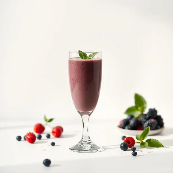 Smoothie Détox à l'Açaï et au Lait d'Avoine