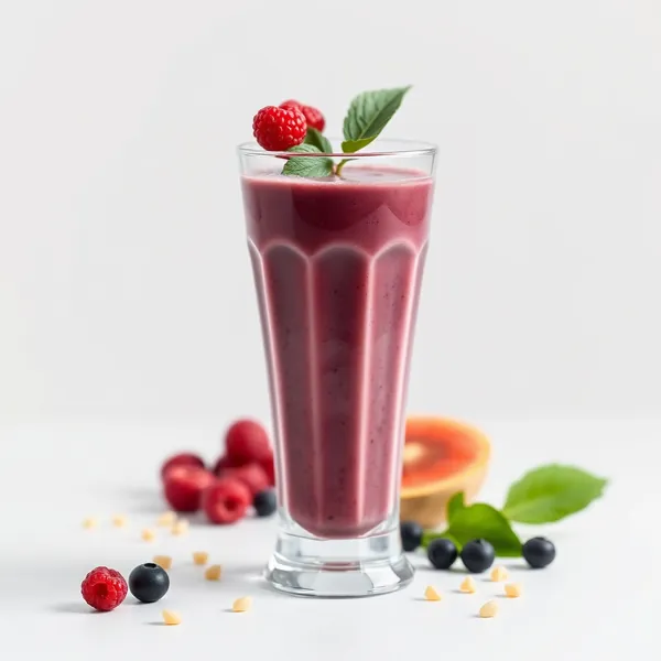 Detoxing Acai Pea Milk Smoothie