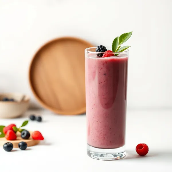 Batido Detox de Acai y Leche de Arroz