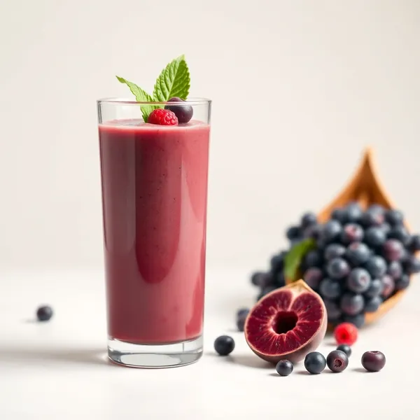 Batido Detox de Acai y Leche de Soja