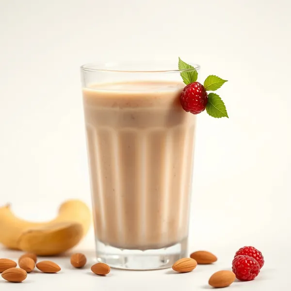 Smoothie Detox de Manteiga de Amêndoa e Leite de Caju