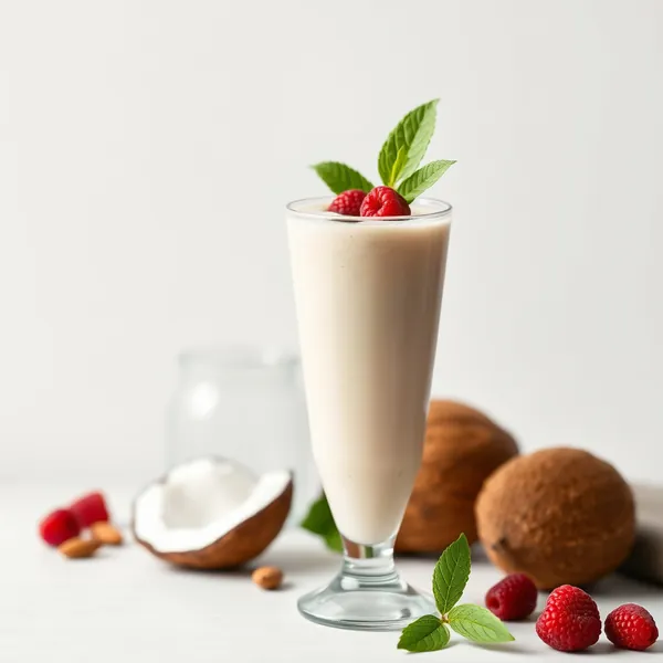 Smoothie Détox à la Beurre d'Amande et Eau de Coco