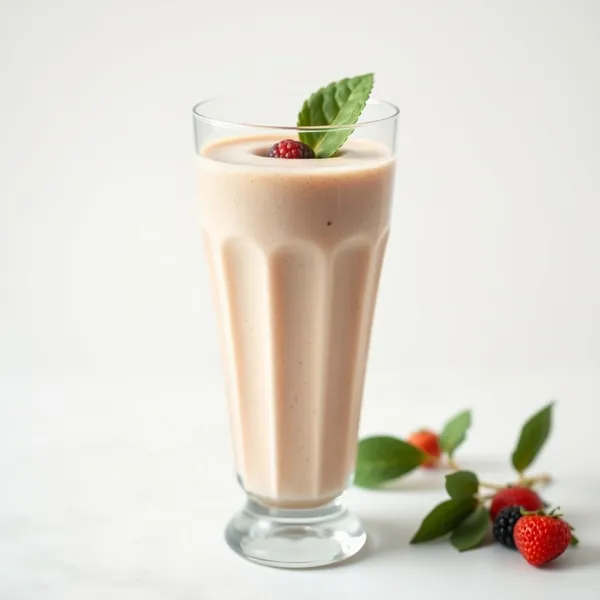 Batido Desintoxicante de Mantequilla de Almendra y Yogur Griego