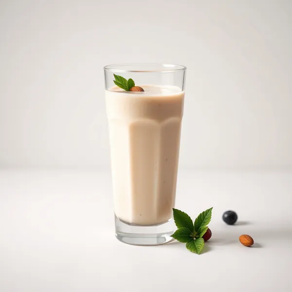 Detoxing Almond Butter Kefir Milk Smoothie