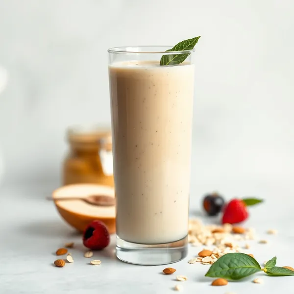 Smoothie Détox au Beurre d'Amande et Lait d'Avoine