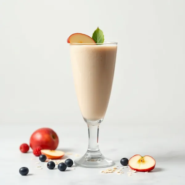 Smoothie Desintoxicante de Maçã e Leite de Aveia