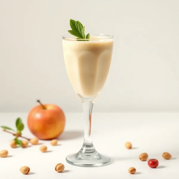 Detoxing Apple Pistachio Milk Smoothie