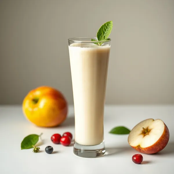 Smoothie Detox de Maçã e Leite de Arroz