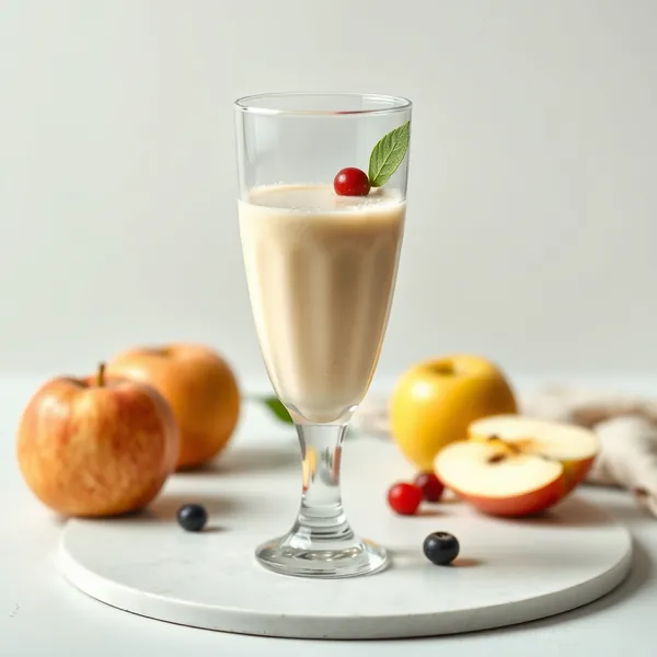 Smoothie Detox de Maçã e Leite de Espelta