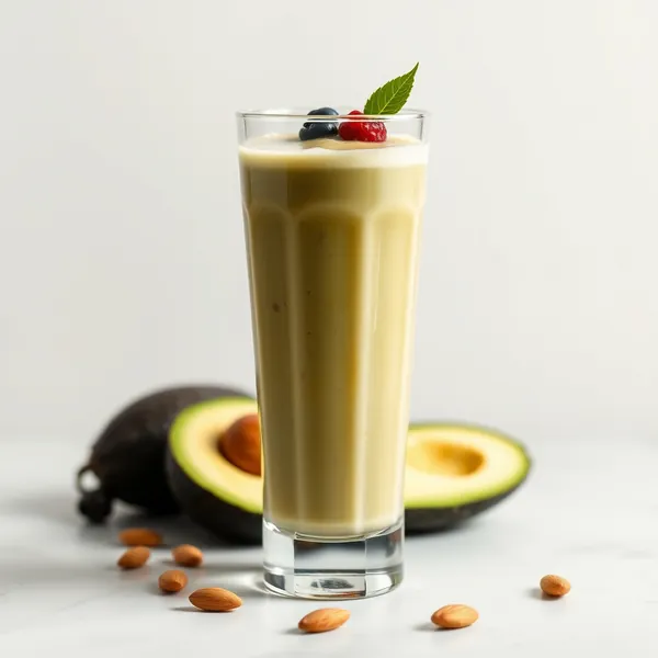 Smoothie Détox à l'Avocat et au Lait d'Amande