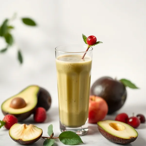Smoothie Detox à l'Avocat et au Jus de Pomme