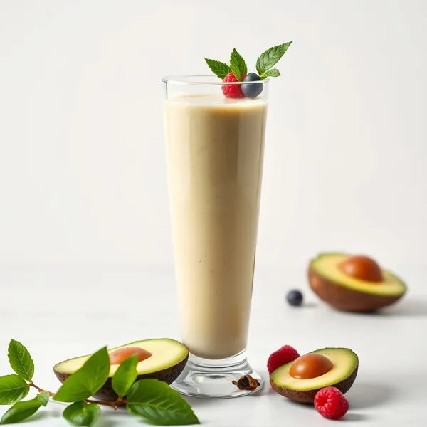 Smoothie Détoxifiant à l'Avocat et à l'Eau de Coco