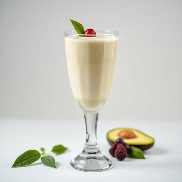 Smoothie Détox à l'Avocat et au Yaourt Grec