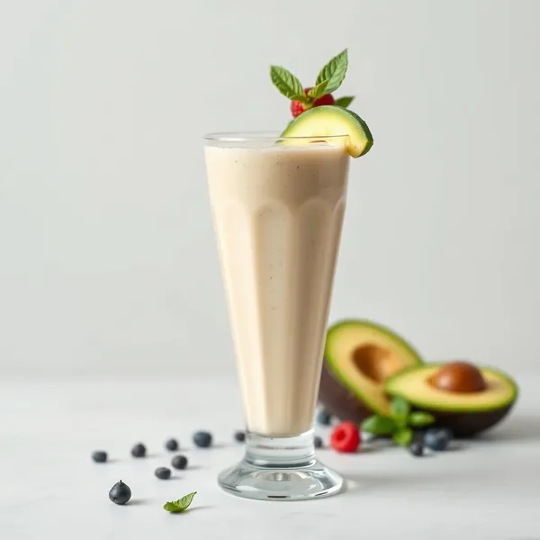 Smoothie Desintoxicante de Abacate e Leite de Cannabis