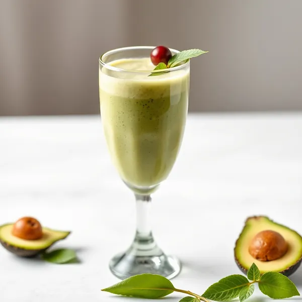 Smoothie Détox à l'Avocat et au Thé Matcha