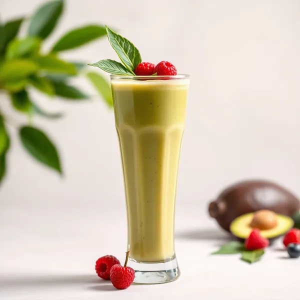 Detoxing Avocado Protein Shake Smoothie