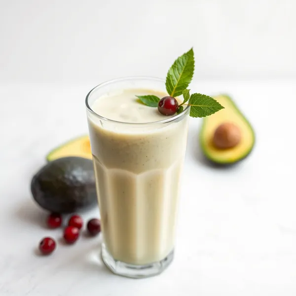 Smoothie Desintoxicante de Abacate e Leite de Soja