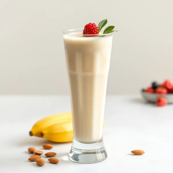 Smoothie Détoxifiant Banane, Amande et Lait de Coco