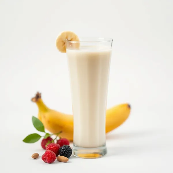 Smoothie Desintoxicante de Banana e Leite de Amêndoa