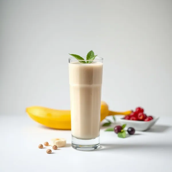 Detoxing Banana Hazelnut Milk Smoothie