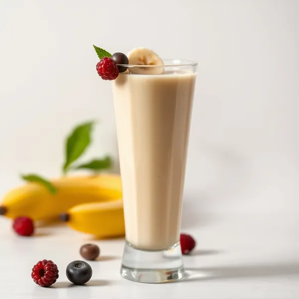 Smoothie Desintoxicante de Banana e Leite de Macadamia
