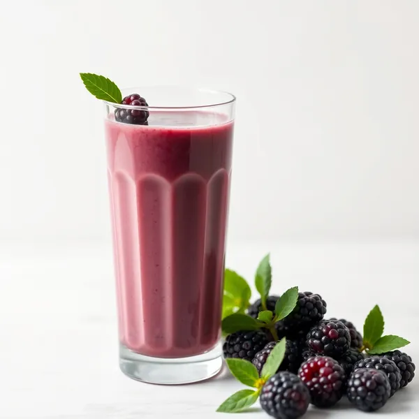 Smoothie Détox de Mûre et Lait de Chanvre
